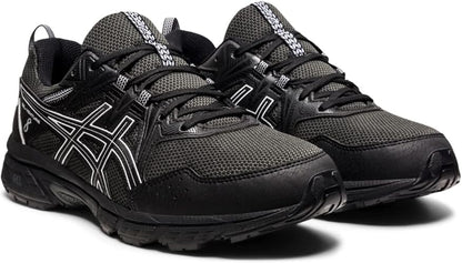 ASICS Men's Gel-Venture 8 Running Shoes-Black/White