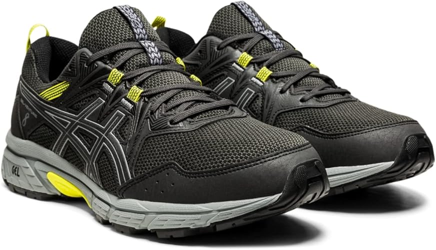 ASICS Men's Gel-Venture 8 Running Shoes-Graphite Grey/Graphite Grey