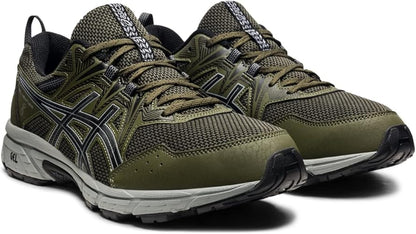 ASICS Men's Gel-Venture 8 Running Shoes-Olive Canvas/Black