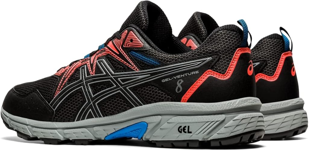 ASICS Men's Gel-Venture 8 Running Shoes-Black