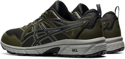 ASICS Men's Gel-Venture 8 Running Shoes-Olive Canvas/Black